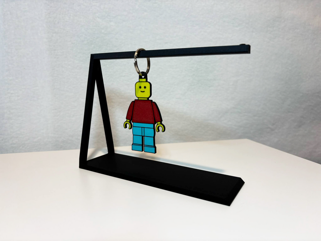 Simple keychain display stand No Supports