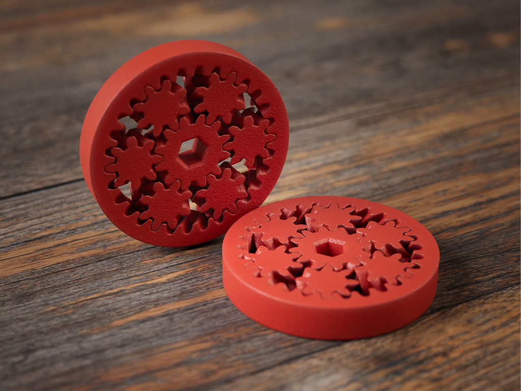 Fidget Gear Bearing - Print in place