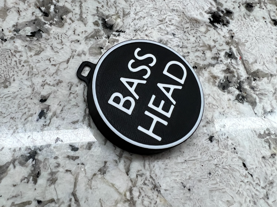 Public Domain Bass Head Stash Amulet