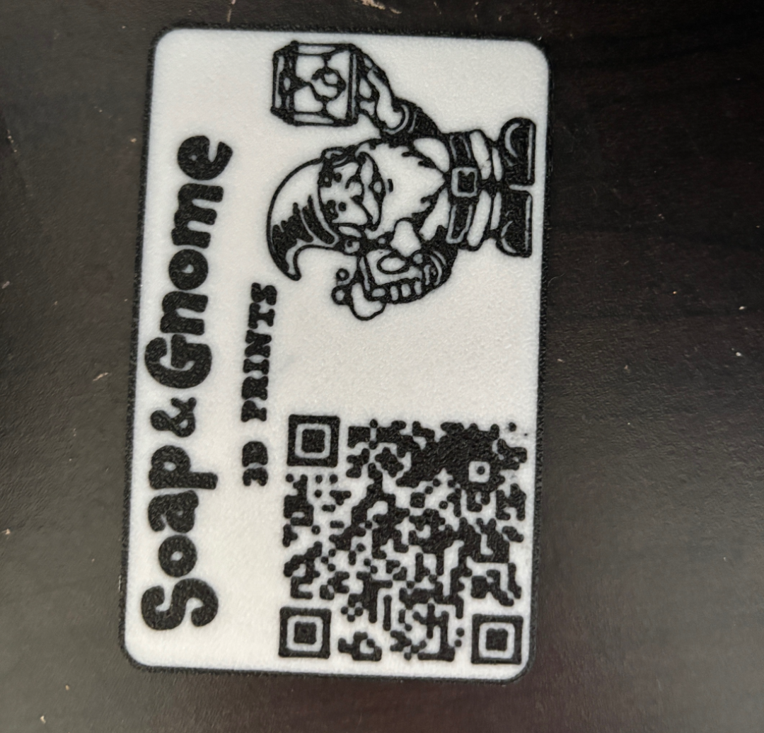 Soap and Gnome business cards