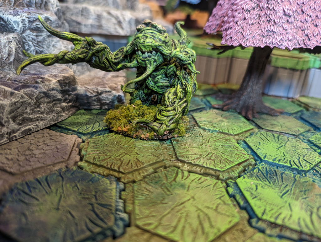 Forest Hex Style Terrain for Table Top RPG and Miniature War Gamming