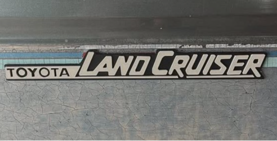 landcruiser badge (1985 60 series landcruiser)