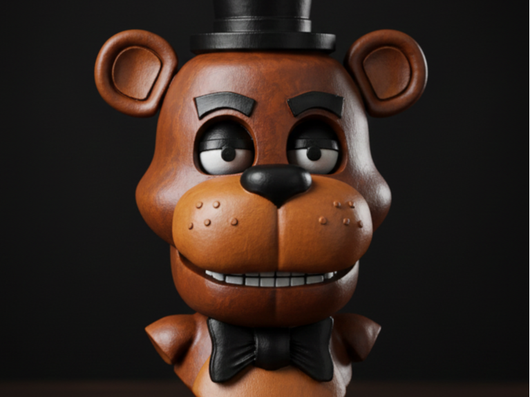 Busto Freddy Fazbear 3D – Five Nights at Freddy’s