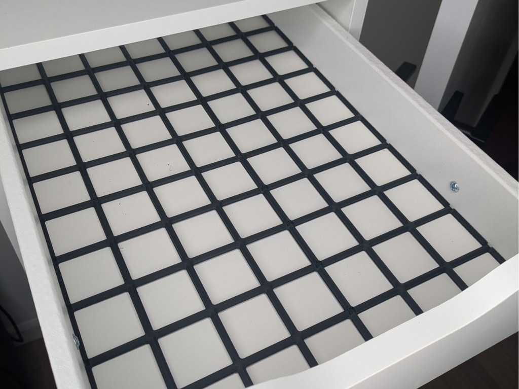 Gridfinity Base for Tall IKEA Alex Drawer 36x116cm