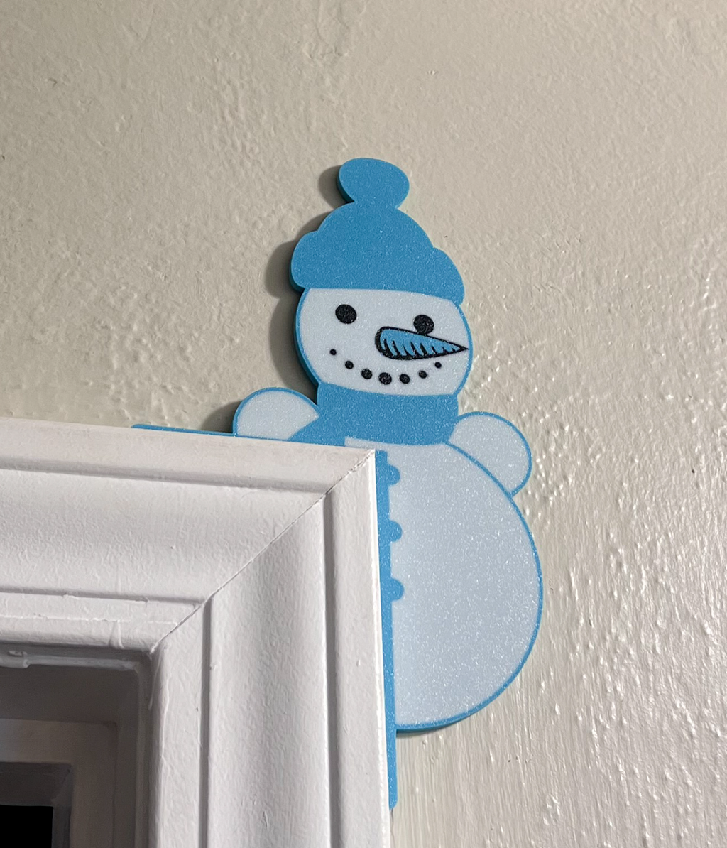 Snowman Door Corner