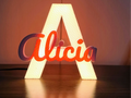 Parametric LED Initial & Name Lamp