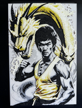 Bruce Lee hueforge