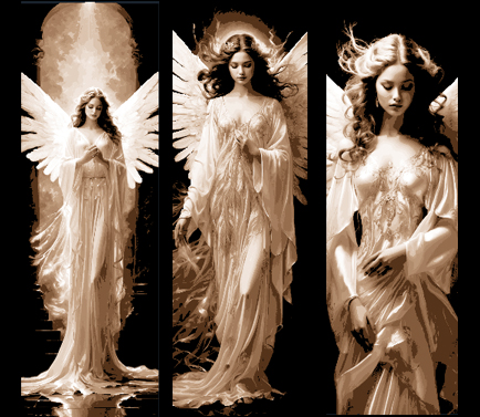 Heavenly Messenger - Angels - Set of 3 Bookmarks