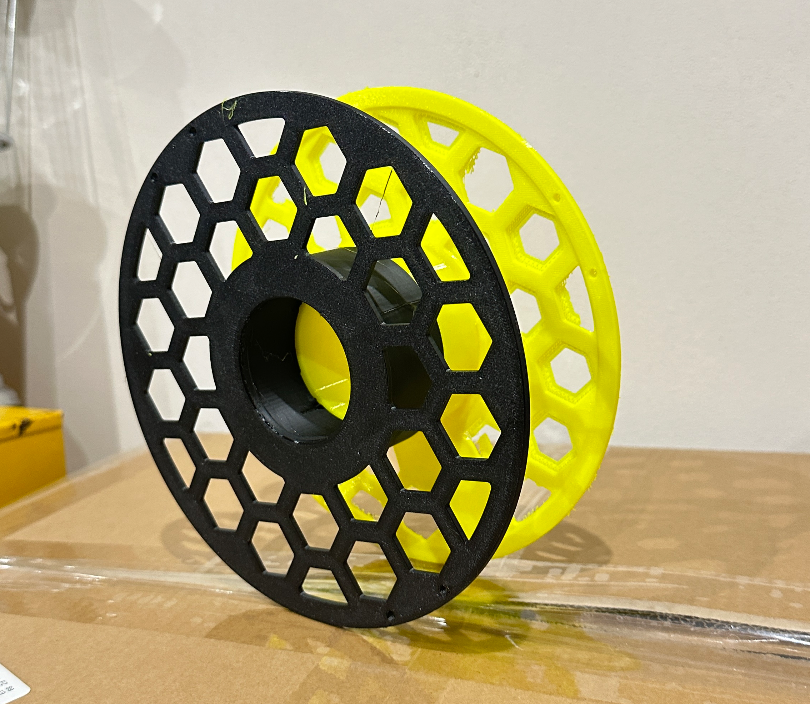 Bambu Reusable Hex Spool with Label