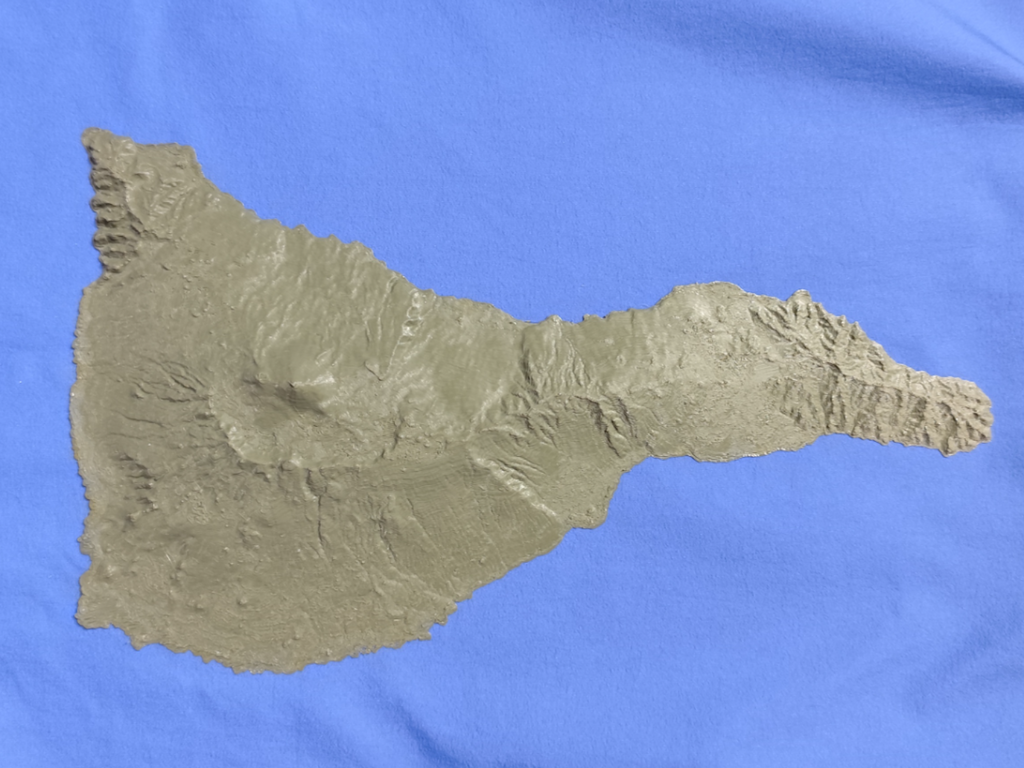Tenerife - 3D model (SRTM)