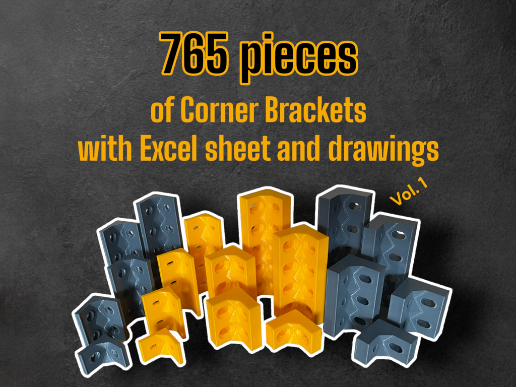 765pieces of Corner Brackets Vol.1