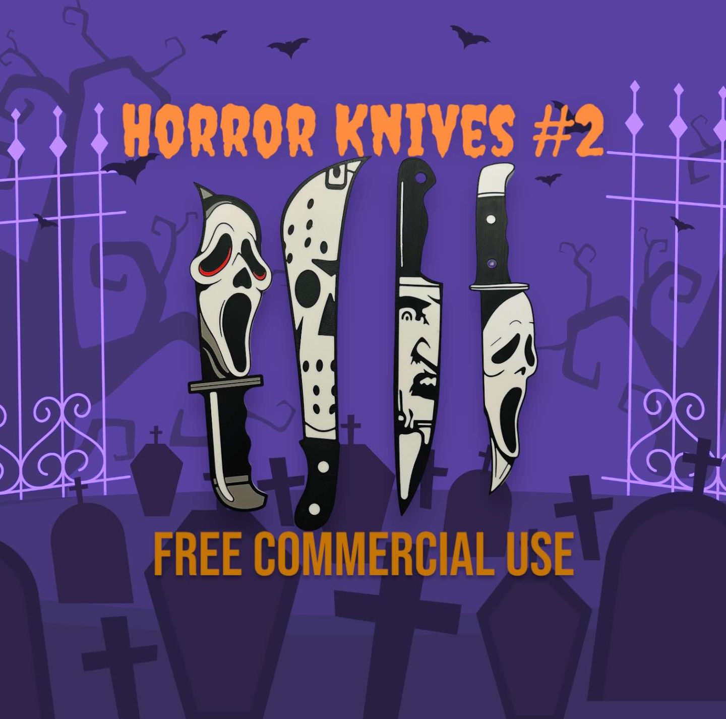 Horror Knives Pack 2