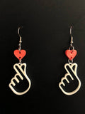 Earring K-pop korean love pendientes aros