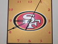 San Francisco 49ers Clock Face