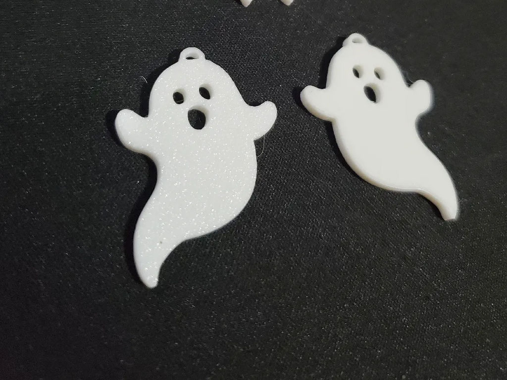 Simple Ghost Earrings - 1 color no AMS needed