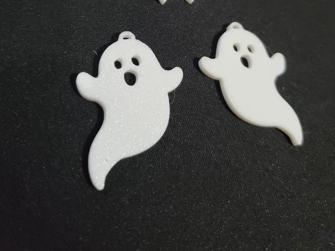 Simple Ghost Earrings - 1 color no AMS needed