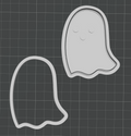 Ghost Cookie Cutter - Ver C