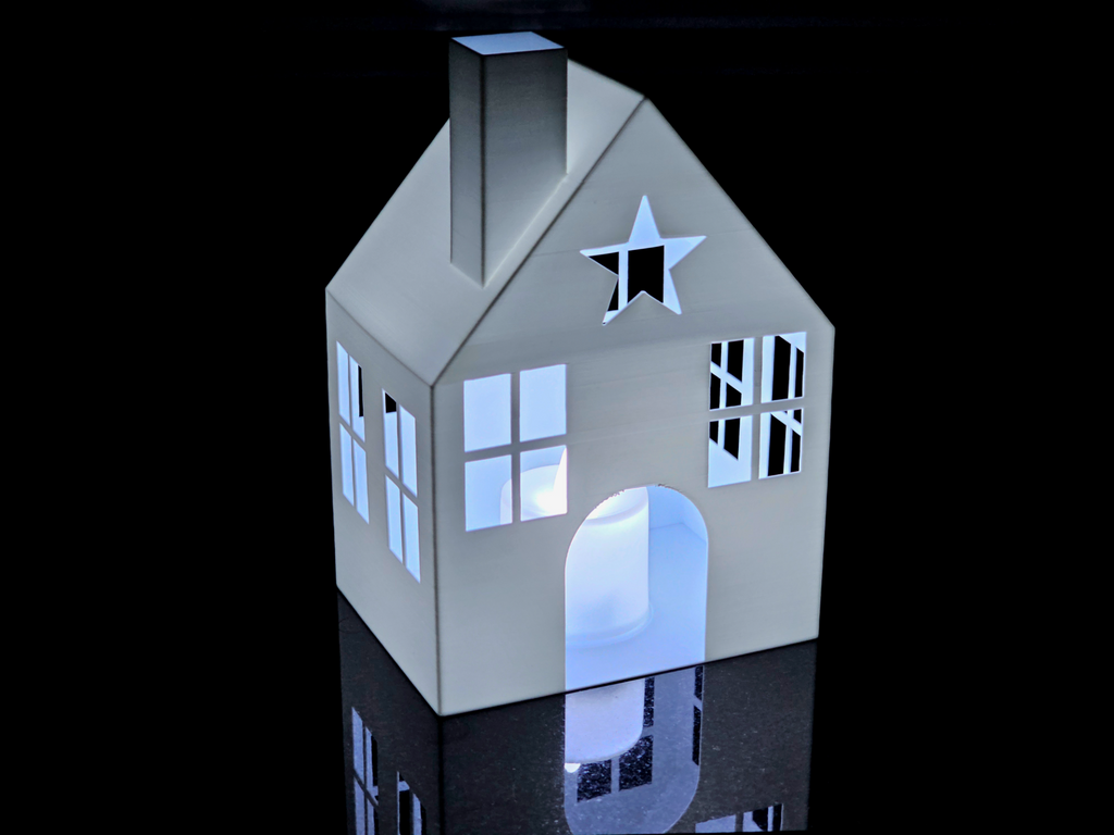 Print In Place candle house