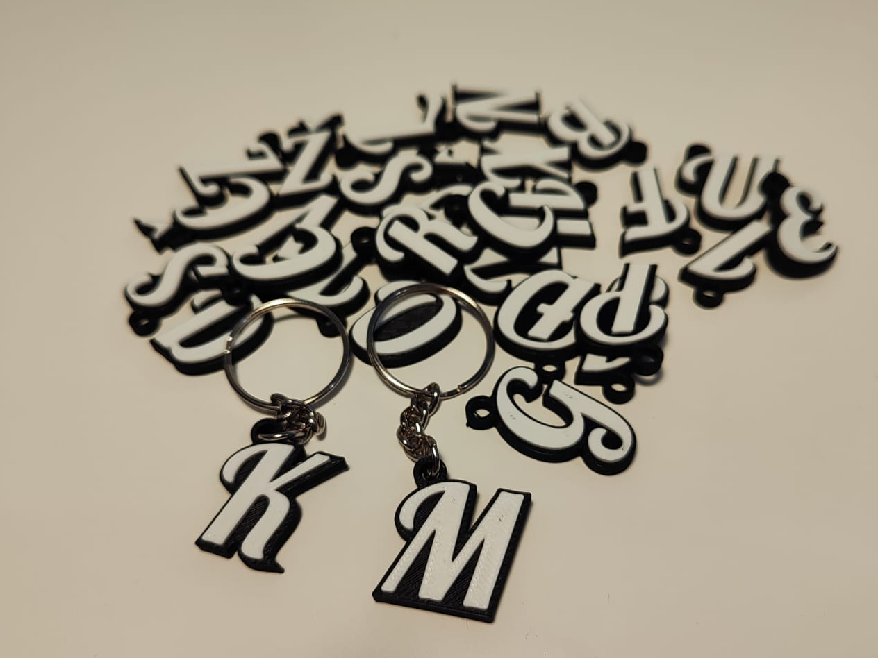 Letter Keychains (all letters, free to sell)