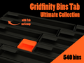 Gridfinity Bins Tab-Left - Ultimate Collection