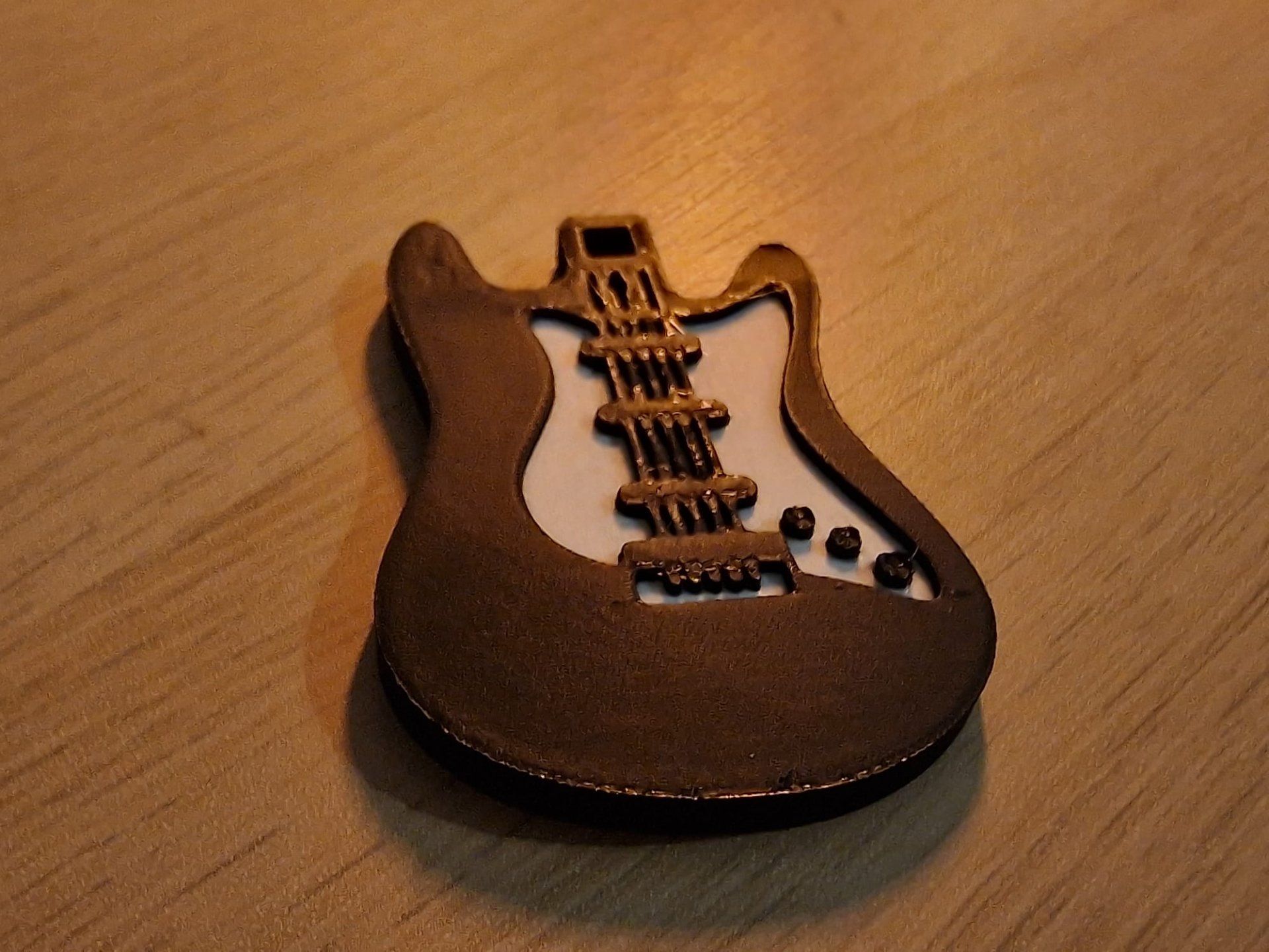 Guitar Keychain