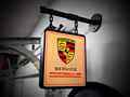 PORSCHE SERVICE ~ 2-Sided Hanging Pub Style Light