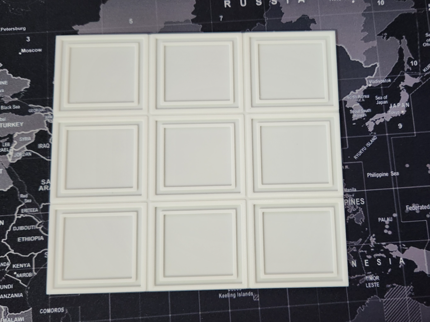 Paneled Ceiling or wall (for miniatures)