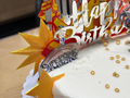 Star cake topper birthday planets astronauts space