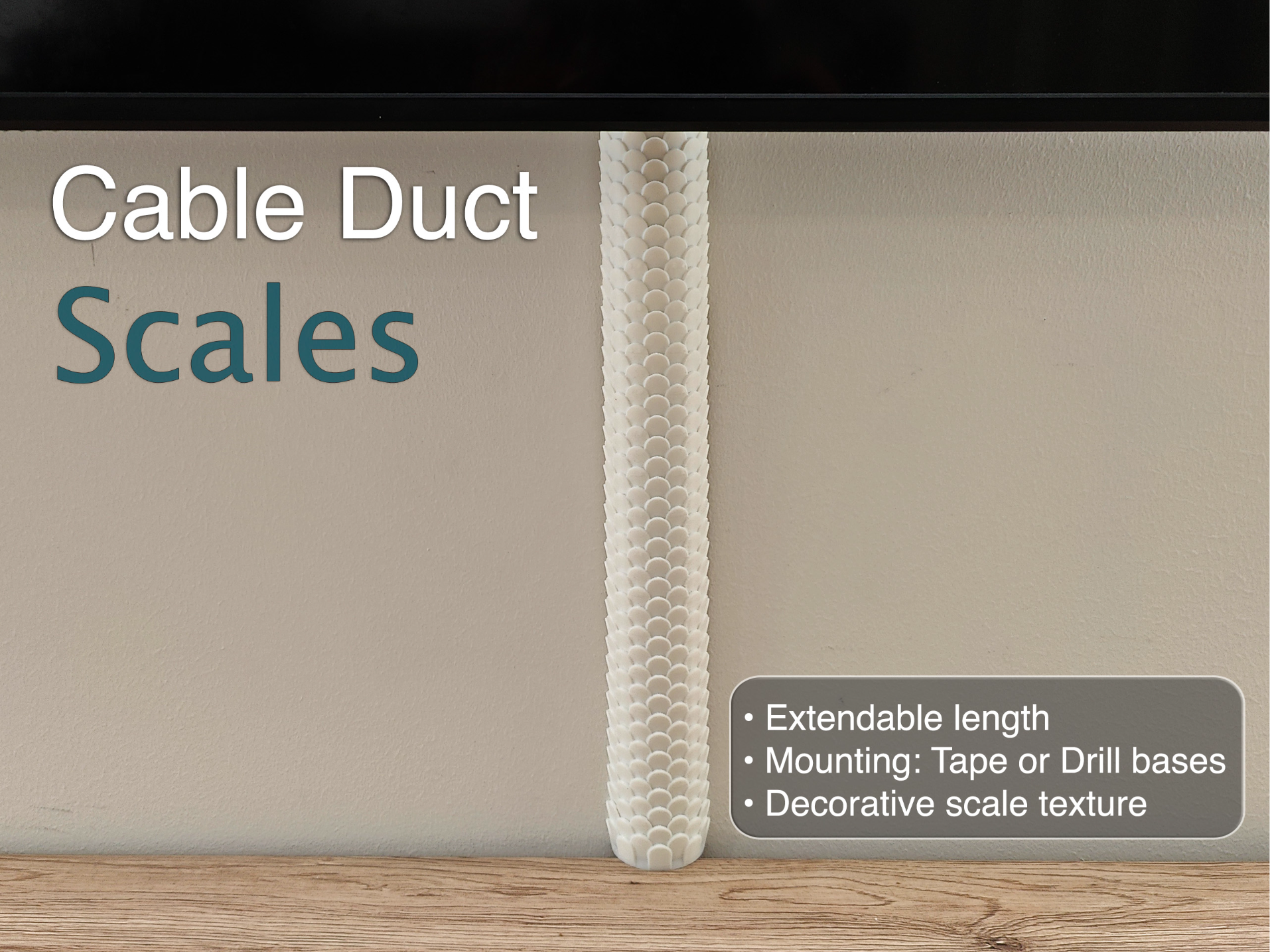 Cable Duct - Scales Texture