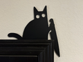 Cat Knife Door Corner