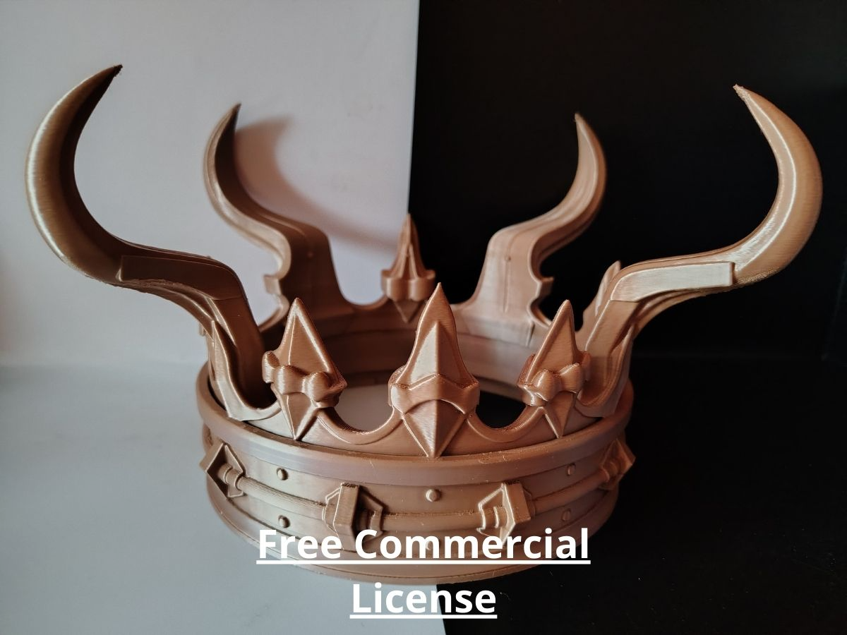 Barbarian Warlord Crown – Spiked Fantasy Headpiece