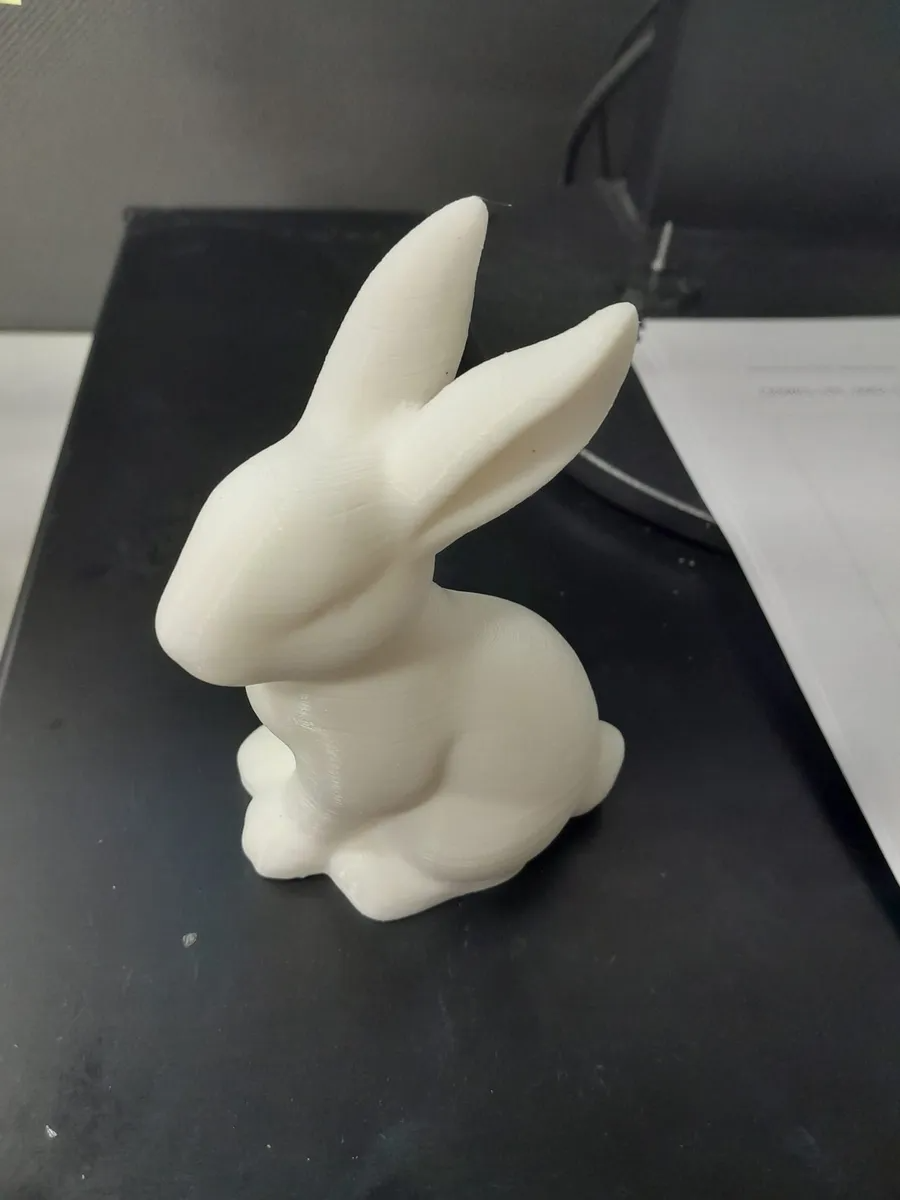 Silhouette of an easter bunny