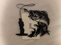 Bass Fishing light switch cover
