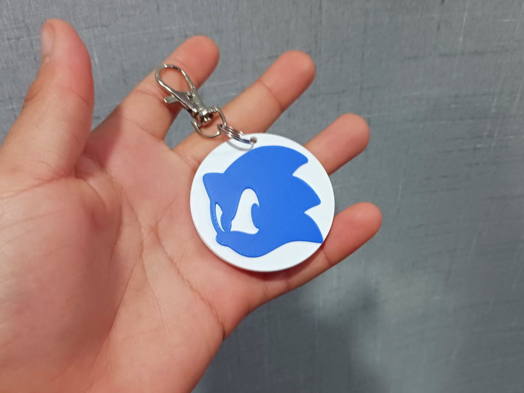 Sonic The Hedgehog Keychain