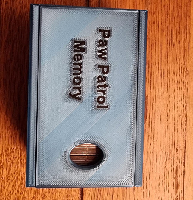 Box für Memory Karten mit trenner