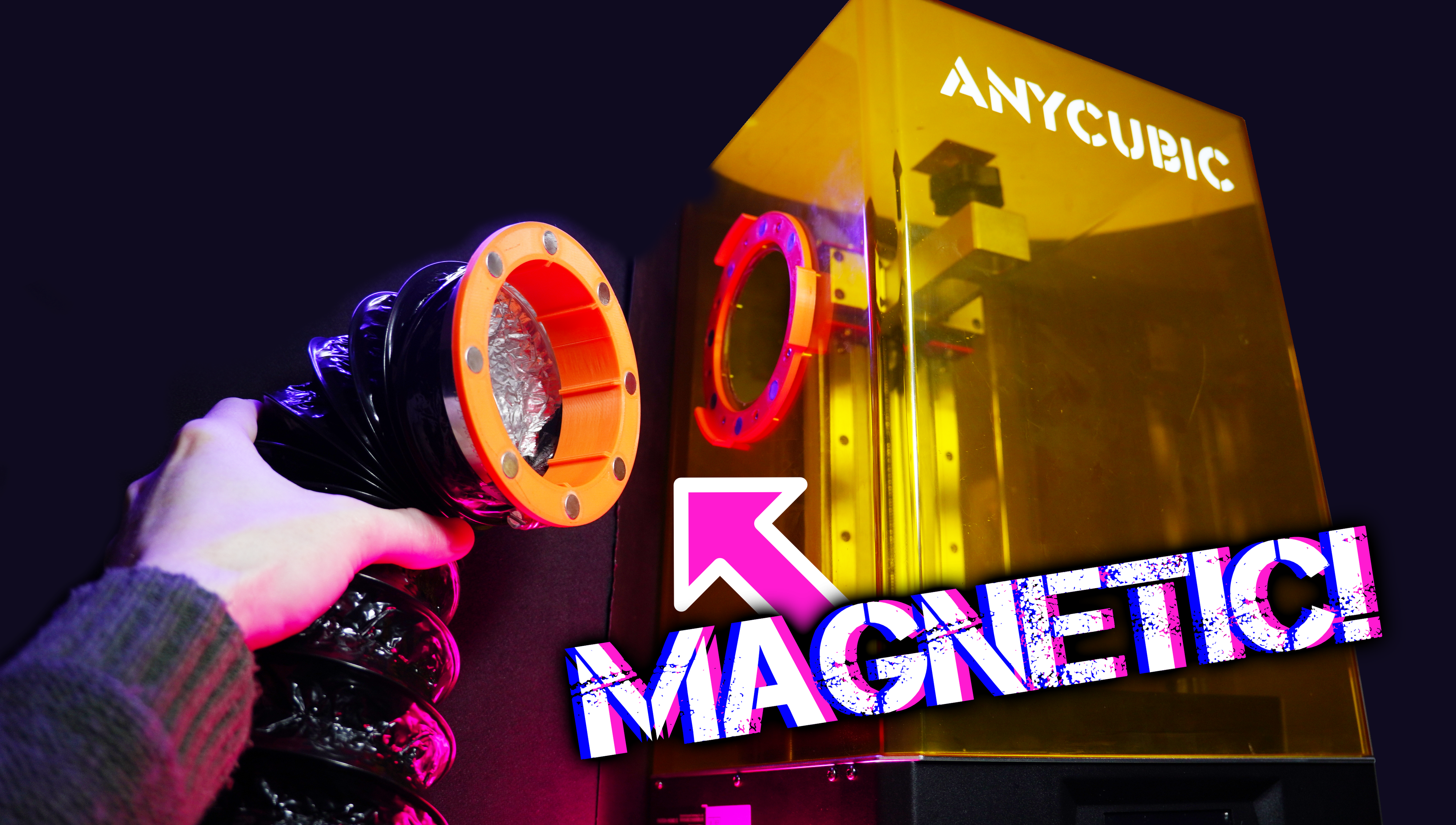 Magnetic Quick-Disconnect Ventilation system - V2