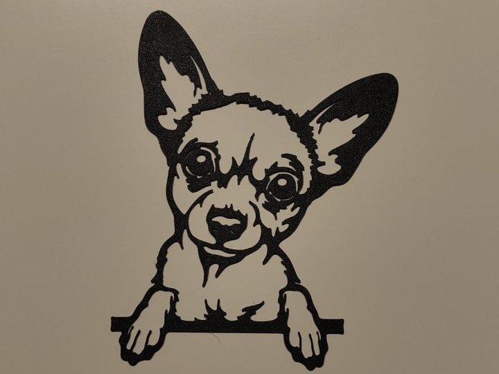 Chihuahua wall art