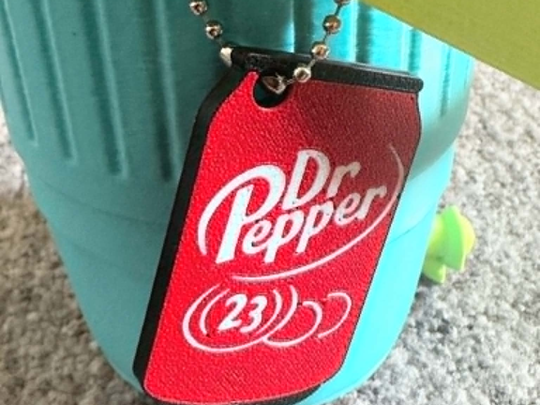 Dr Pepper Pop Can Tap Opener Keychain
