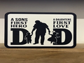 Dad son Daughter Lightbox (fathers day)