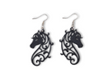 Horse Head Earrings filigree