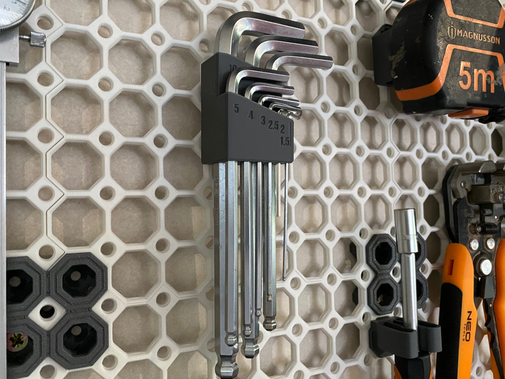 Removable Multiboard Allen / Hex Key Holder