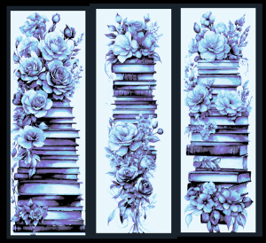 Bookmarks of Books and Flowers - No better Marker around