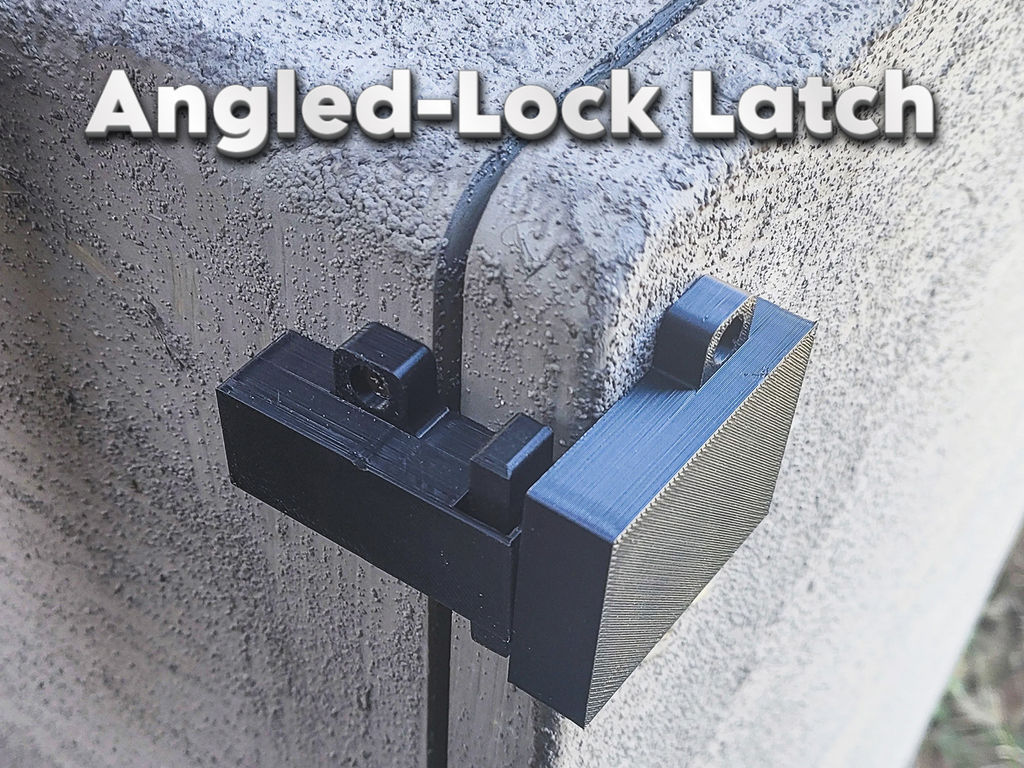 Angled-Lock Latch