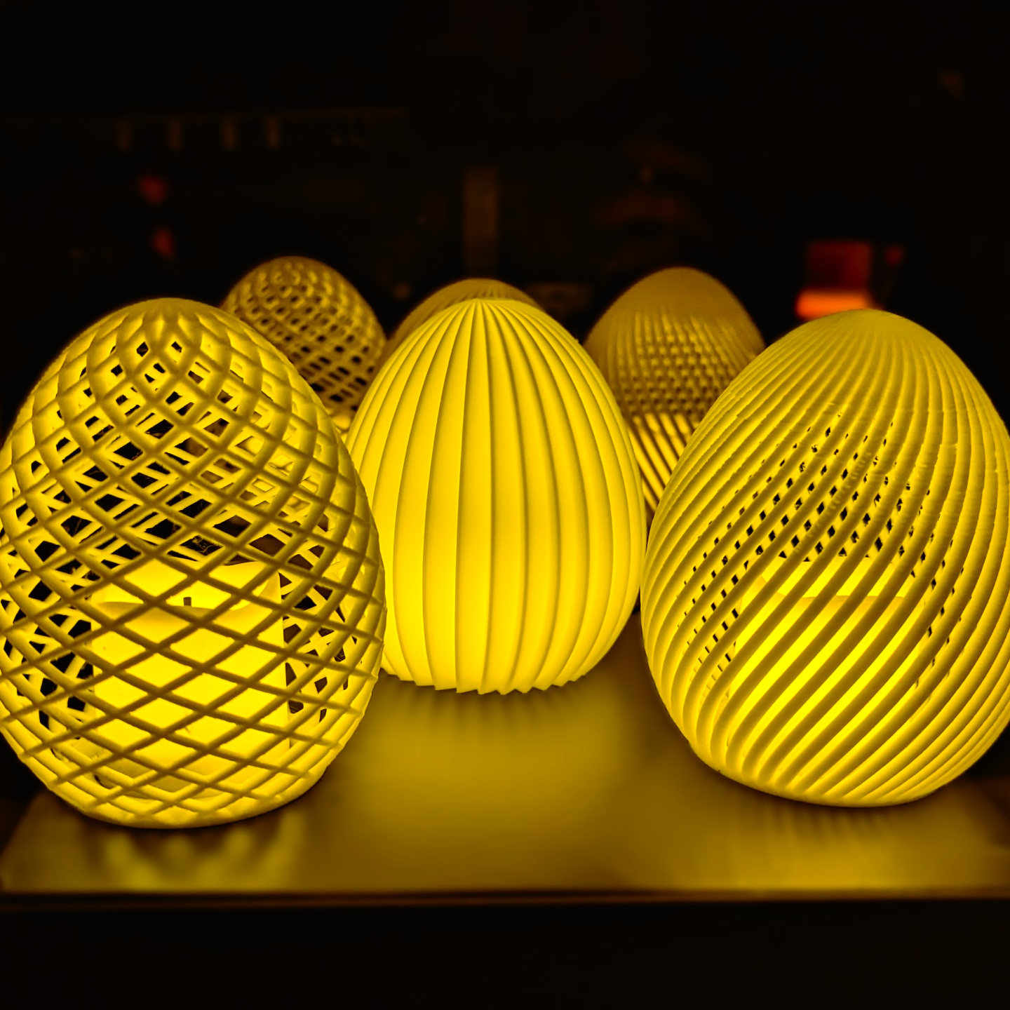 Easter Egg Tea Light Collection One