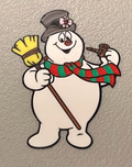 Multicolor Frosty the Snowman Magnet