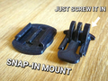 SJ-Cam Mount Bracket Go-Pro DJi Snap-IN adapter
