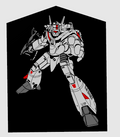 Robotech/Macross Veritech Fighter in Battlroid Mode Desk Light or Sign