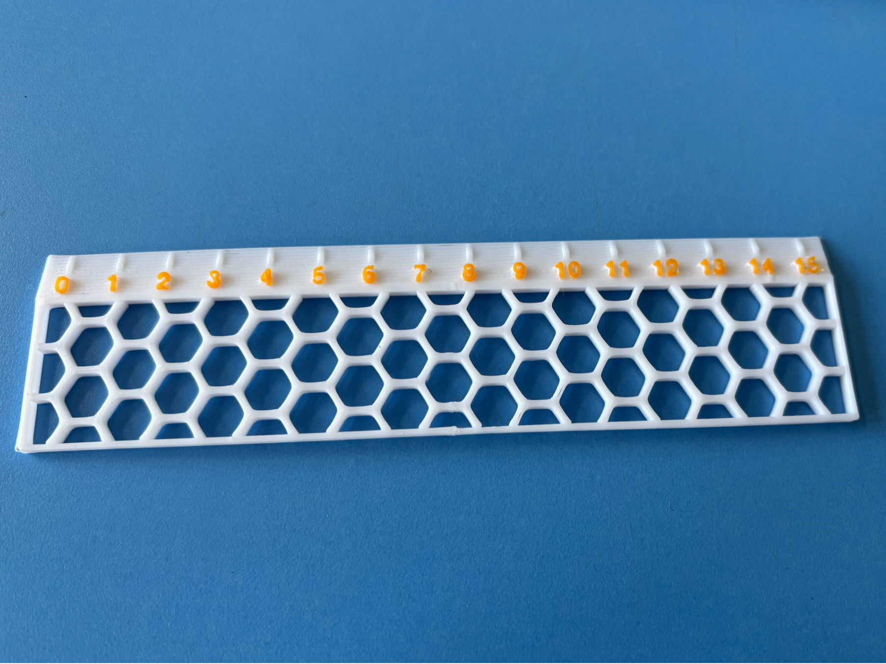 15cm Basic Honeycomb hex ruler
