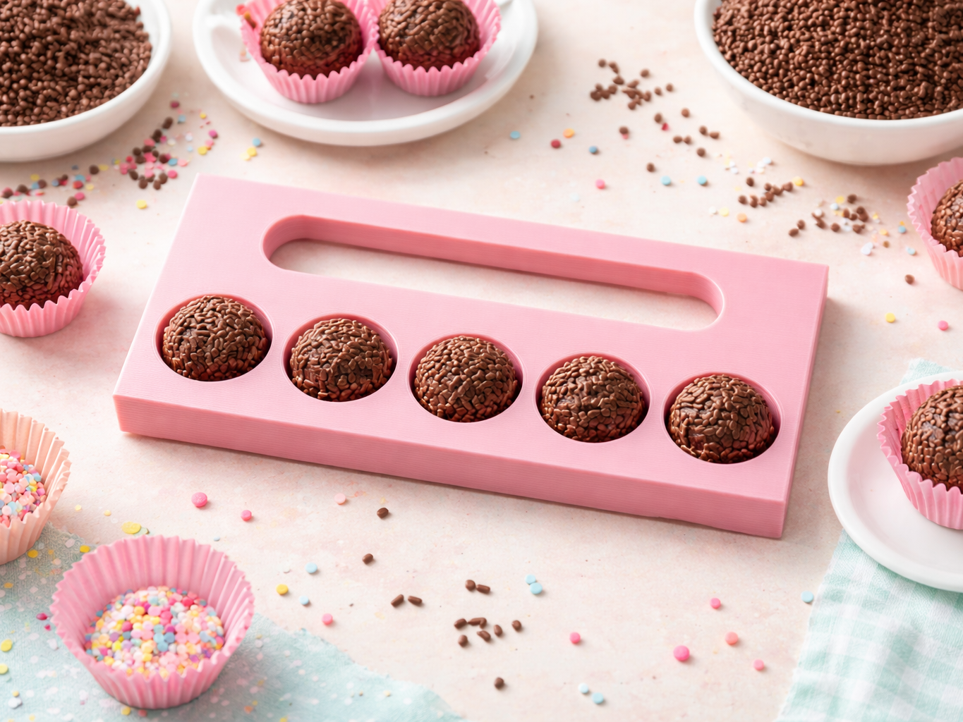 Placa Porcionadora para Brigadeiros – 15g