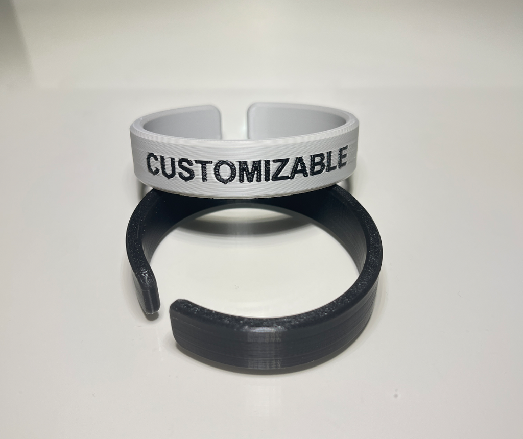Customizable bracelet (2 sizes)
